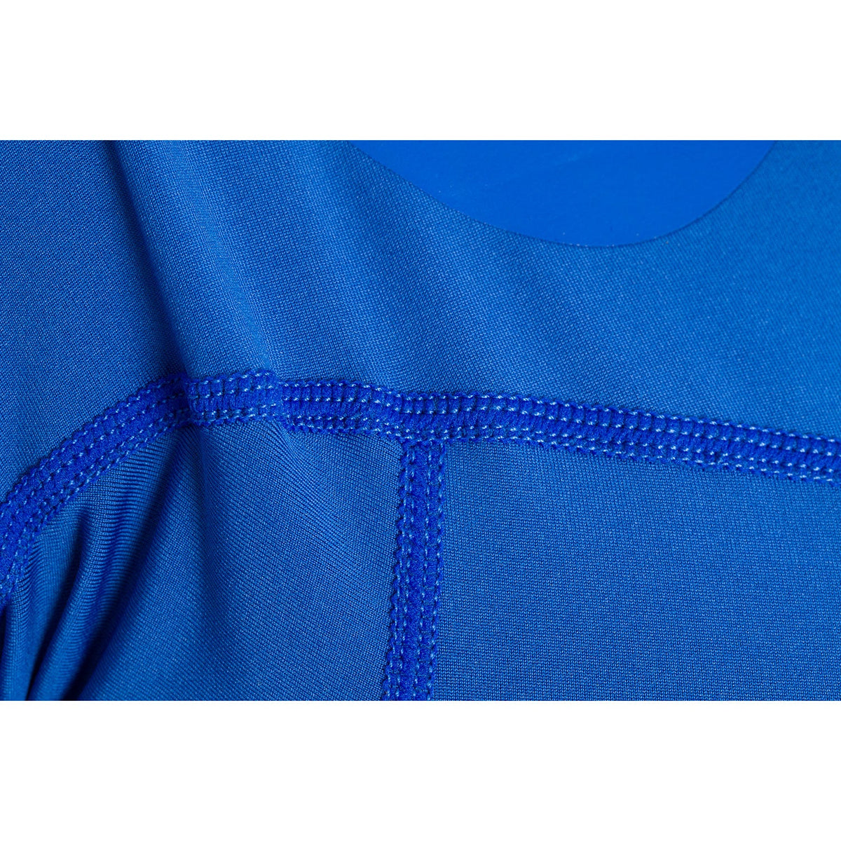 Typhoon Long Sleeve Flat Locked Rash Vest - Aqua Blue