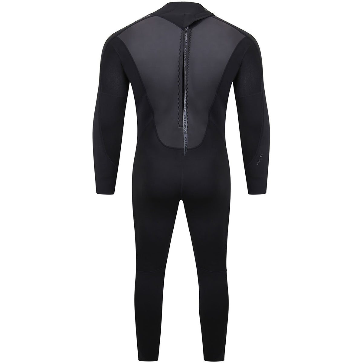 Typhoon Storm3 3/2mm Back Zip Wetsuit - Black