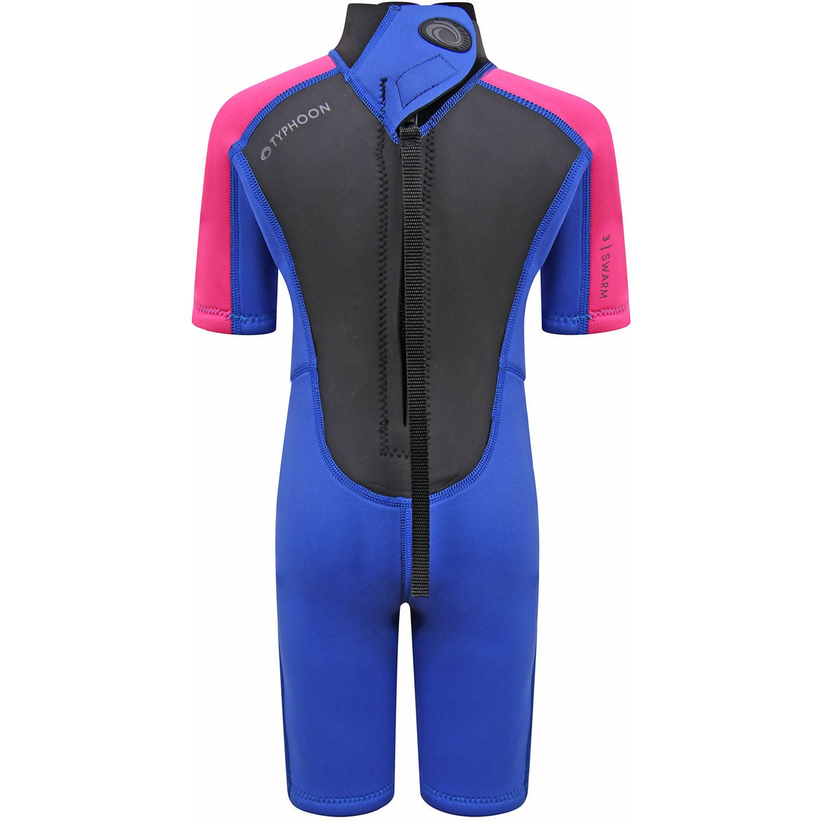 Typhoon Swarm3 Infants 3/2mm Shorty Wetsuit - Purple/Hot Pink