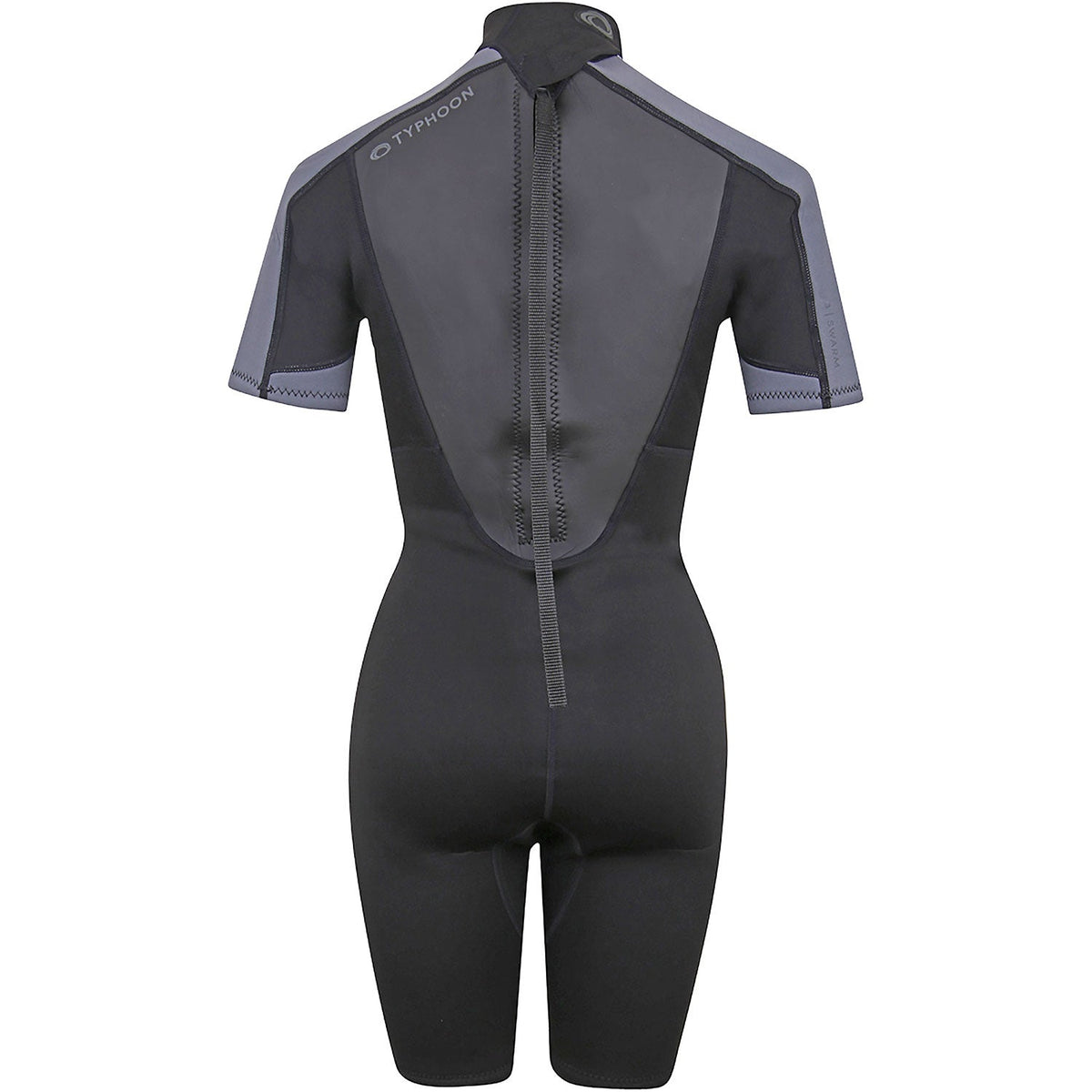 Typhoon Womens Swarm3 3/2mm Shorty Wetsuit - Black/Graphite