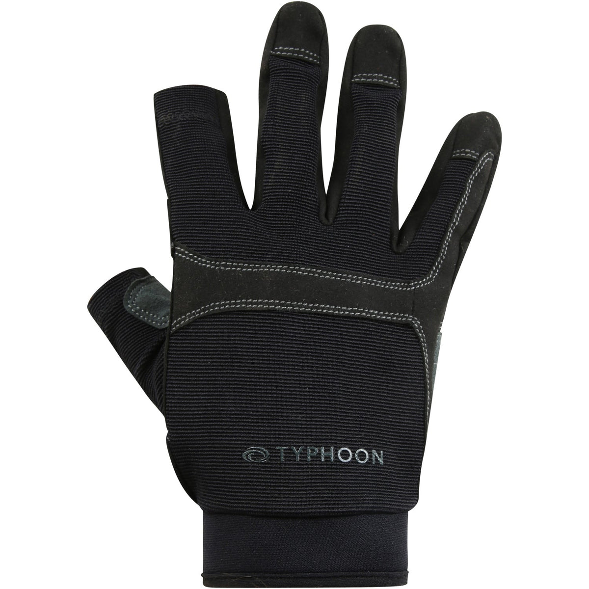 Typhoon Junior Colwyn Full Finger Sailing Gloves - Black