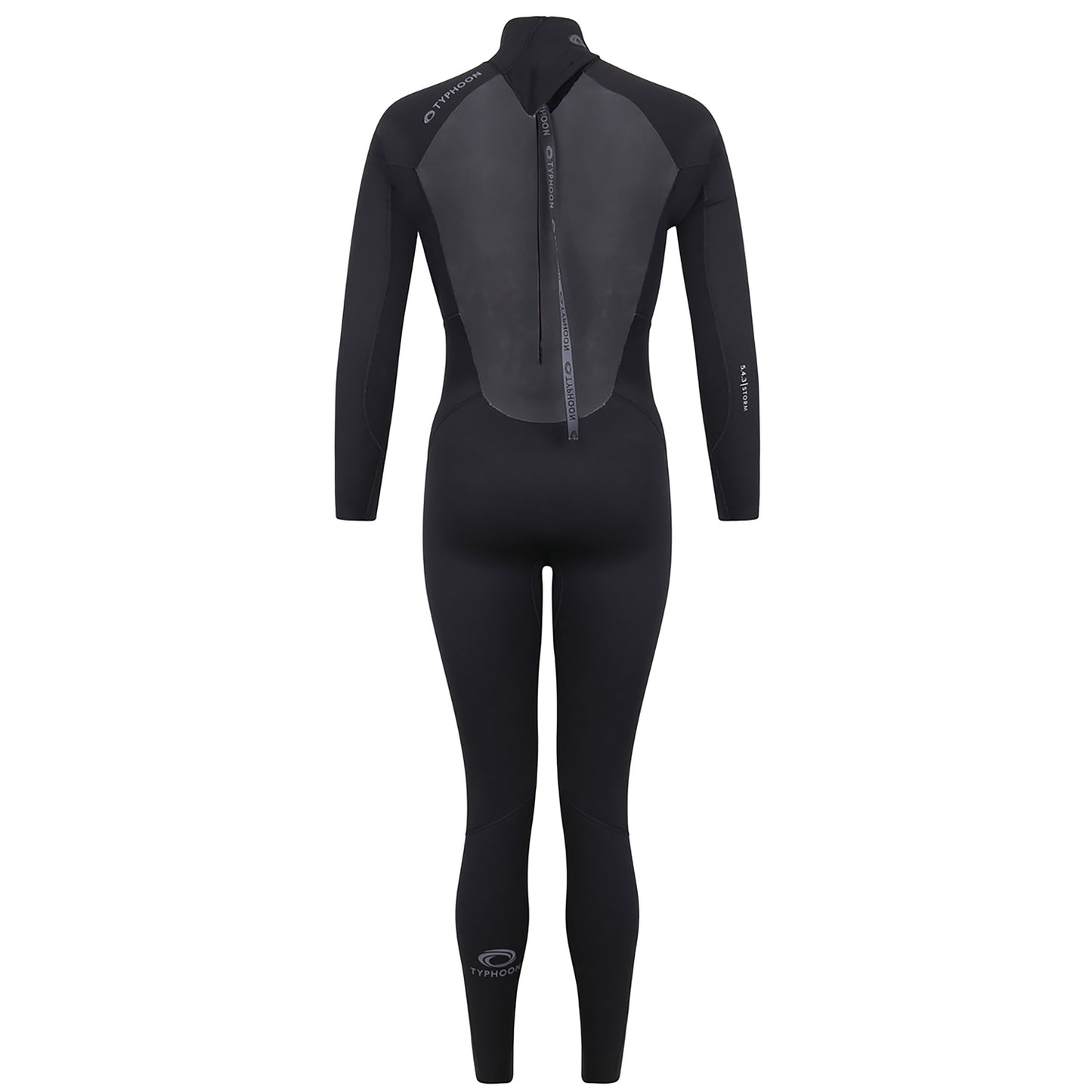 Typhoon Womens Storm5 5/4mm Backzip Wetsuit - Black