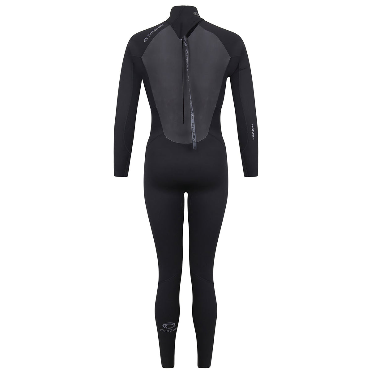 Typhoon Womens Storm5 5/4mm Backzip Wetsuit - Black