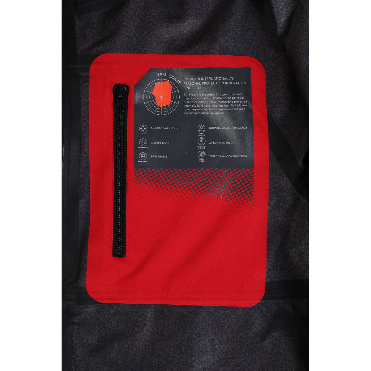 Typhoon TX-3+ Offshore Sailing Jacket - Red
