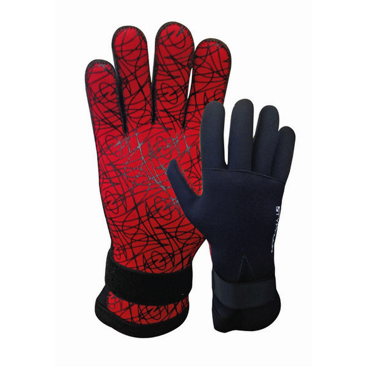 Typhoon Divers 3mm Wetsuit Gloves - Black