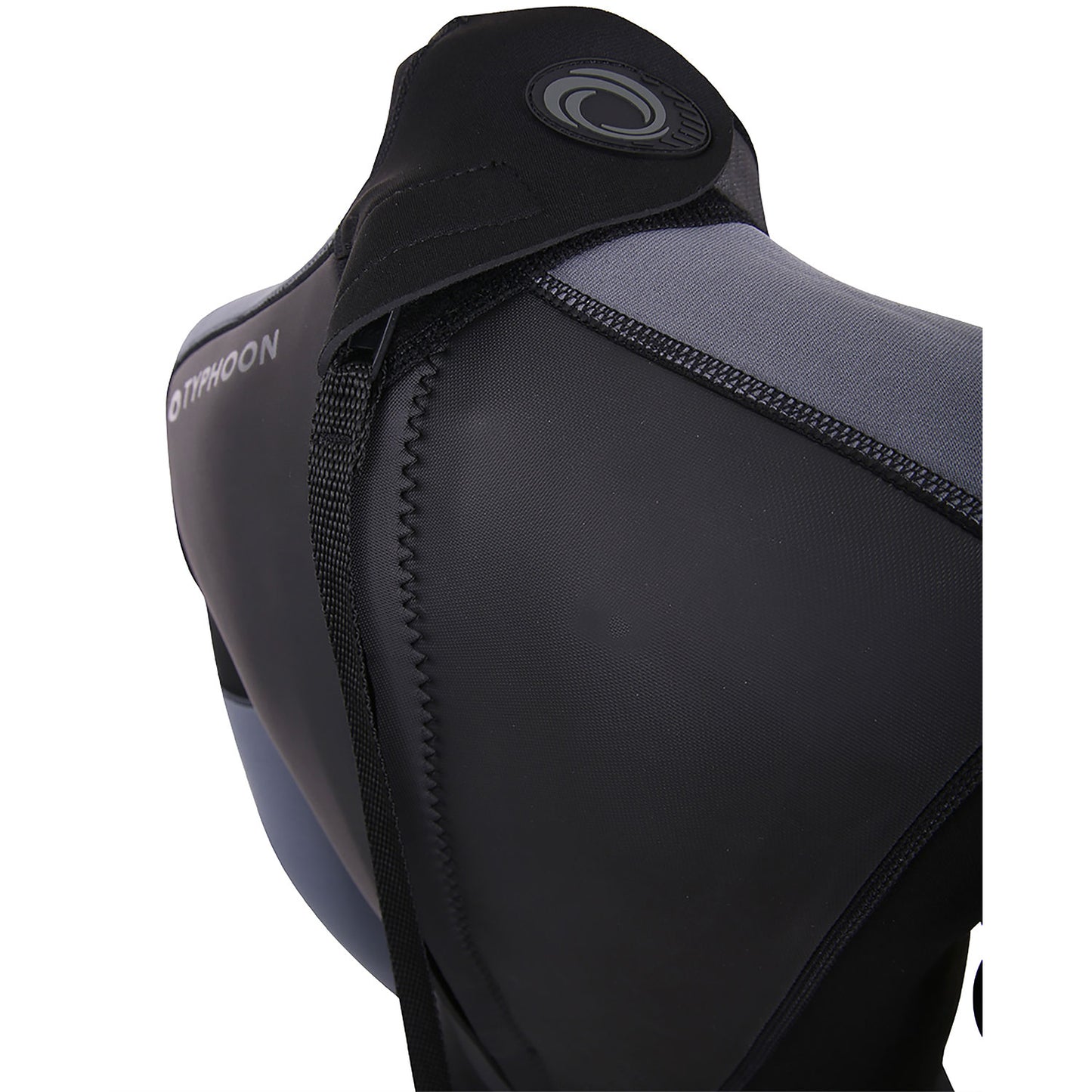 Typhoon Womens Swarm3 3/2mm Backzip Wetsuit - Black/Graphite