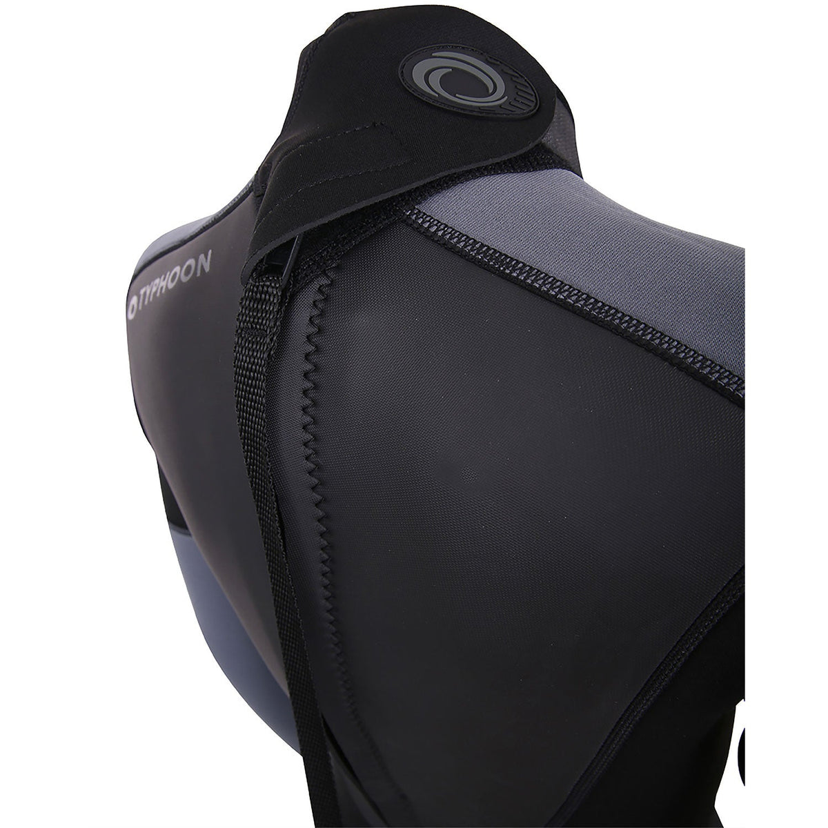 Typhoon Womens Swarm3 3/2mm Backzip Wetsuit - Black/Graphite