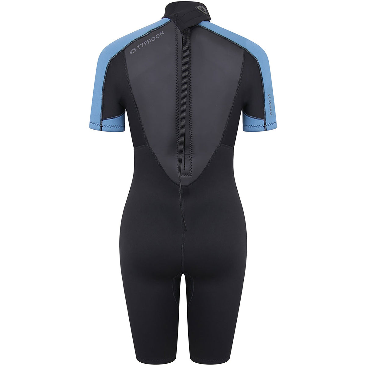 Typhoon Womens Swarm3 3/2mm Shorty Wetsuit - Black/Blue