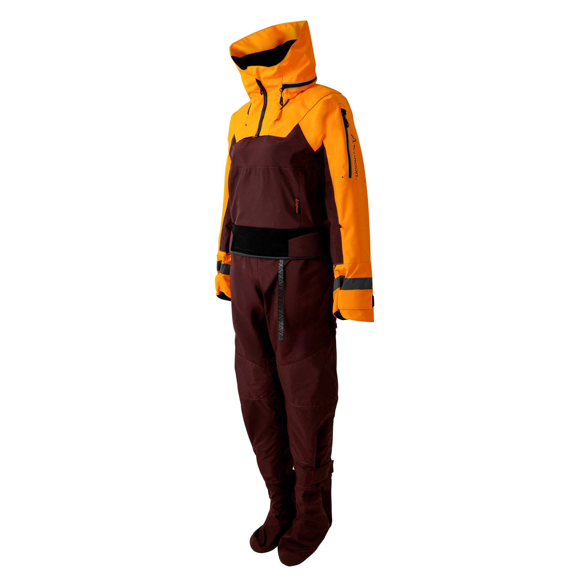  Typhoon Womens Sea Kayak HE Drysuit & Undersuit |- Tangerine/Plum