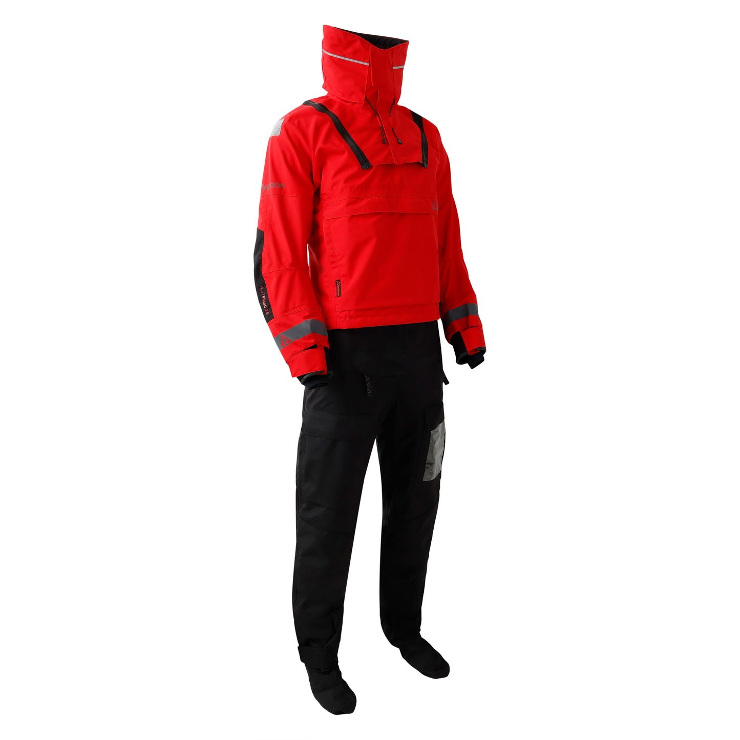  Typhoon PS440 2.0 HE Drysuit & Undersuit | Con-Zip- Red/Black