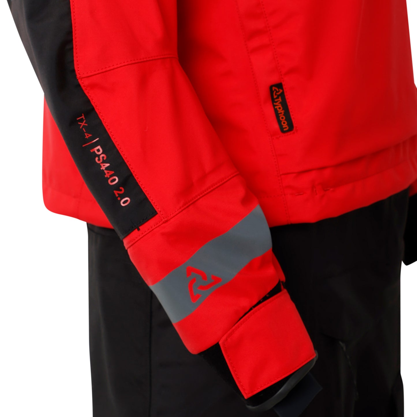  Typhoon PS440 2.0 HE Drysuit & Undersuit | Con-Zip- Red/Black