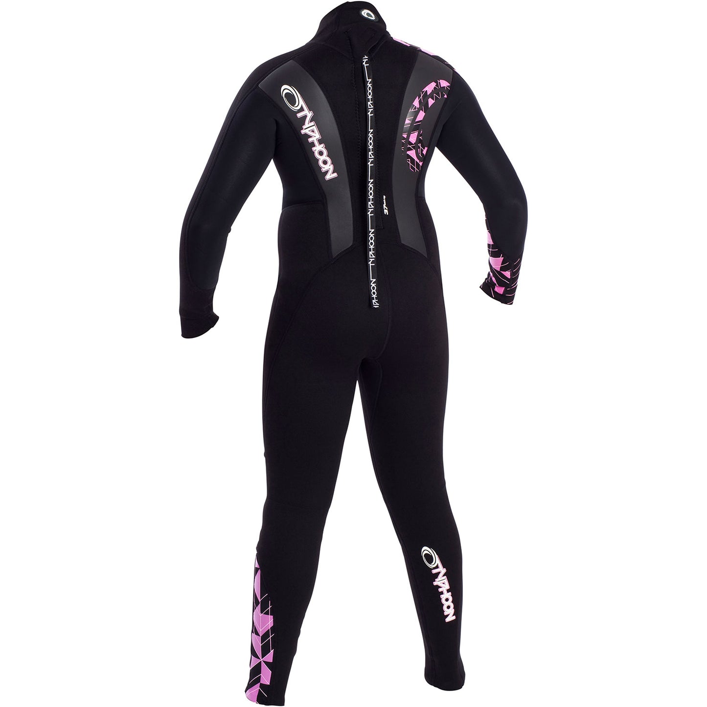  Typhoon Storm Girls 3mm Wetsuit - Bright Pink