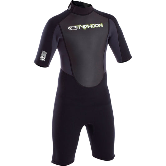  Typhoon Storm Boys 3mm Shorty Wetsuit - Graphite