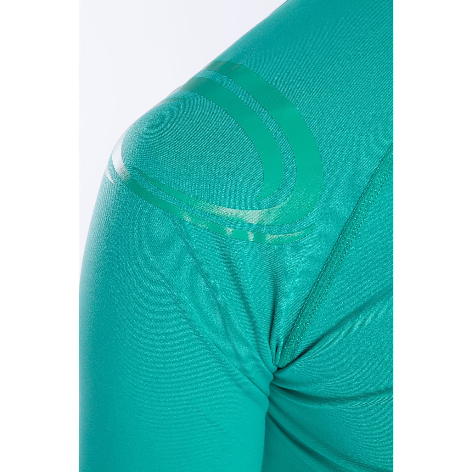  Typhoon Junior Short Sleeve Rash Vest - Aqua Green