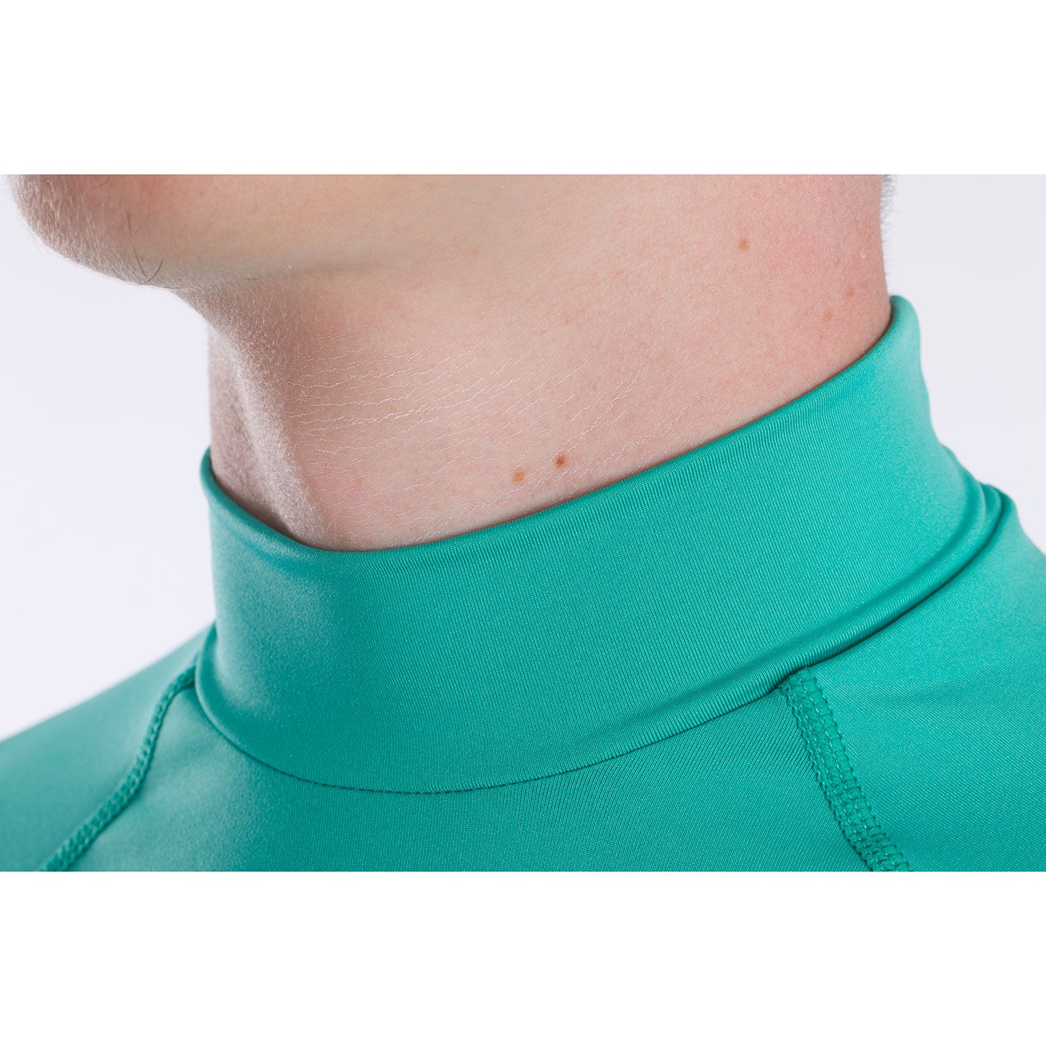  Typhoon Junior Short Sleeve Rash Vest - Aqua Green