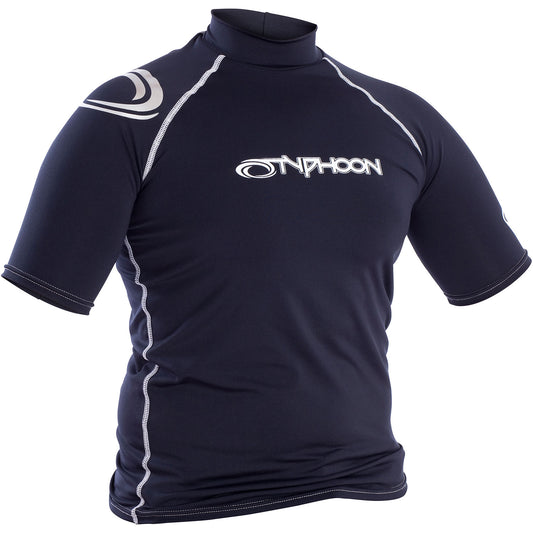  Typhoon Junior Short Sleeve Rash Vest - Dark Teal