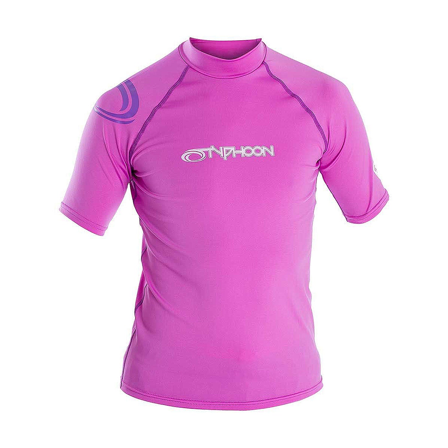  Typhoon Junior Short Sleeve Rash Vest - Violet