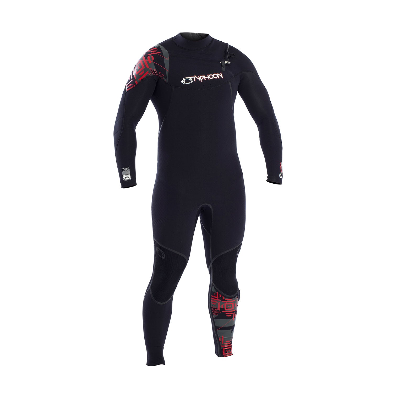  Typhoon Kona Liquid Seam 3/2mm Front Zip Wetsuit - Rustic Red