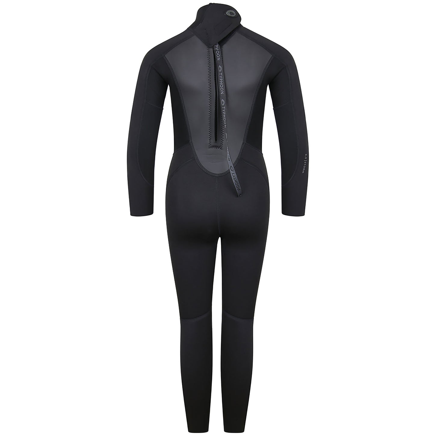 Typhoon Storm3 Boys 3/2mm Wetsuit - Black/Graphite