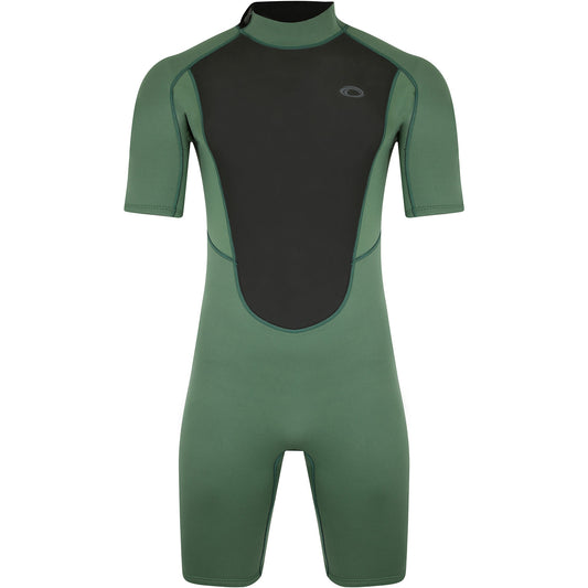  Typhoon Storm3 3/2mm Shorty Wetsuit - Myrtle Green