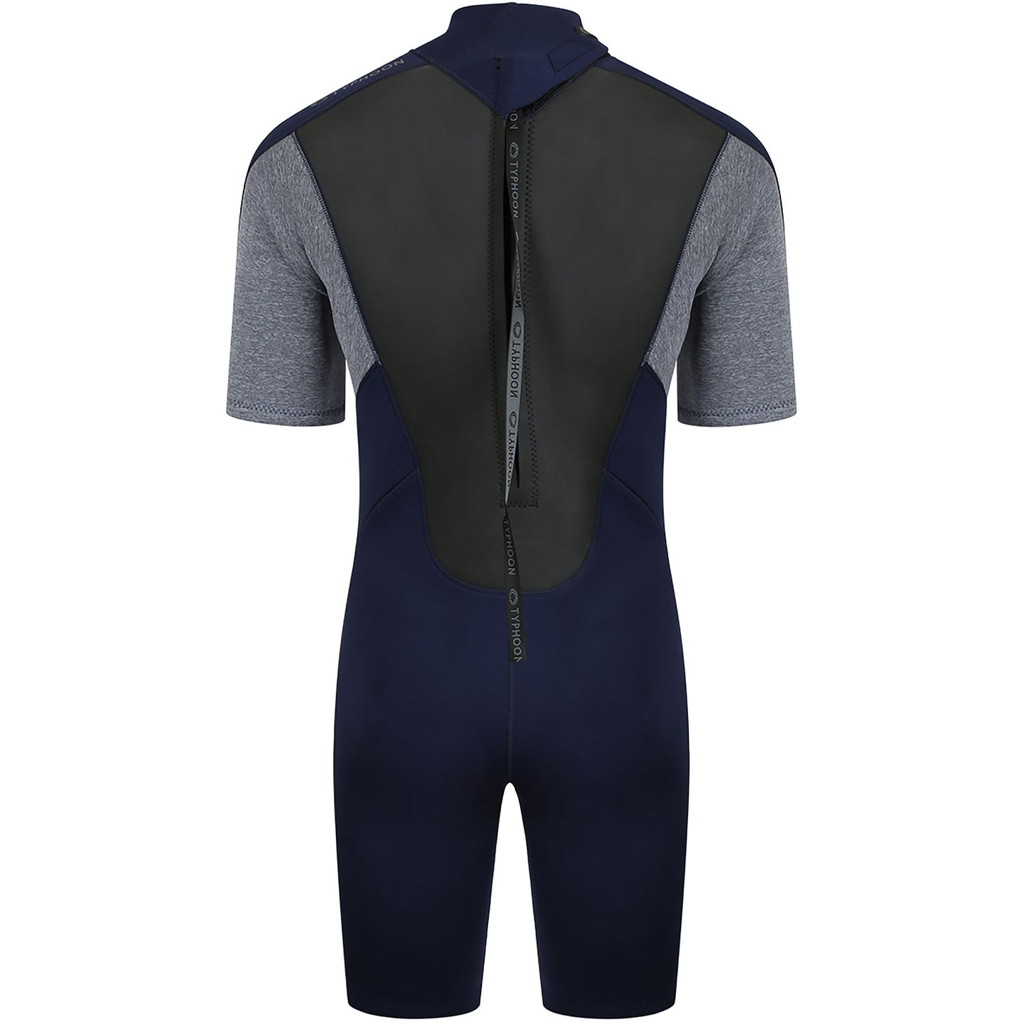  Typhoon Storm3 3/2mm Shorty Wetsuit - Navy/ Grey Marl