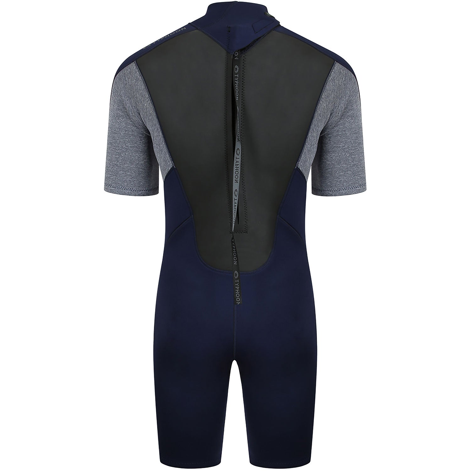  Typhoon Storm3 3/2mm Shorty Wetsuit - Navy/ Grey Marl