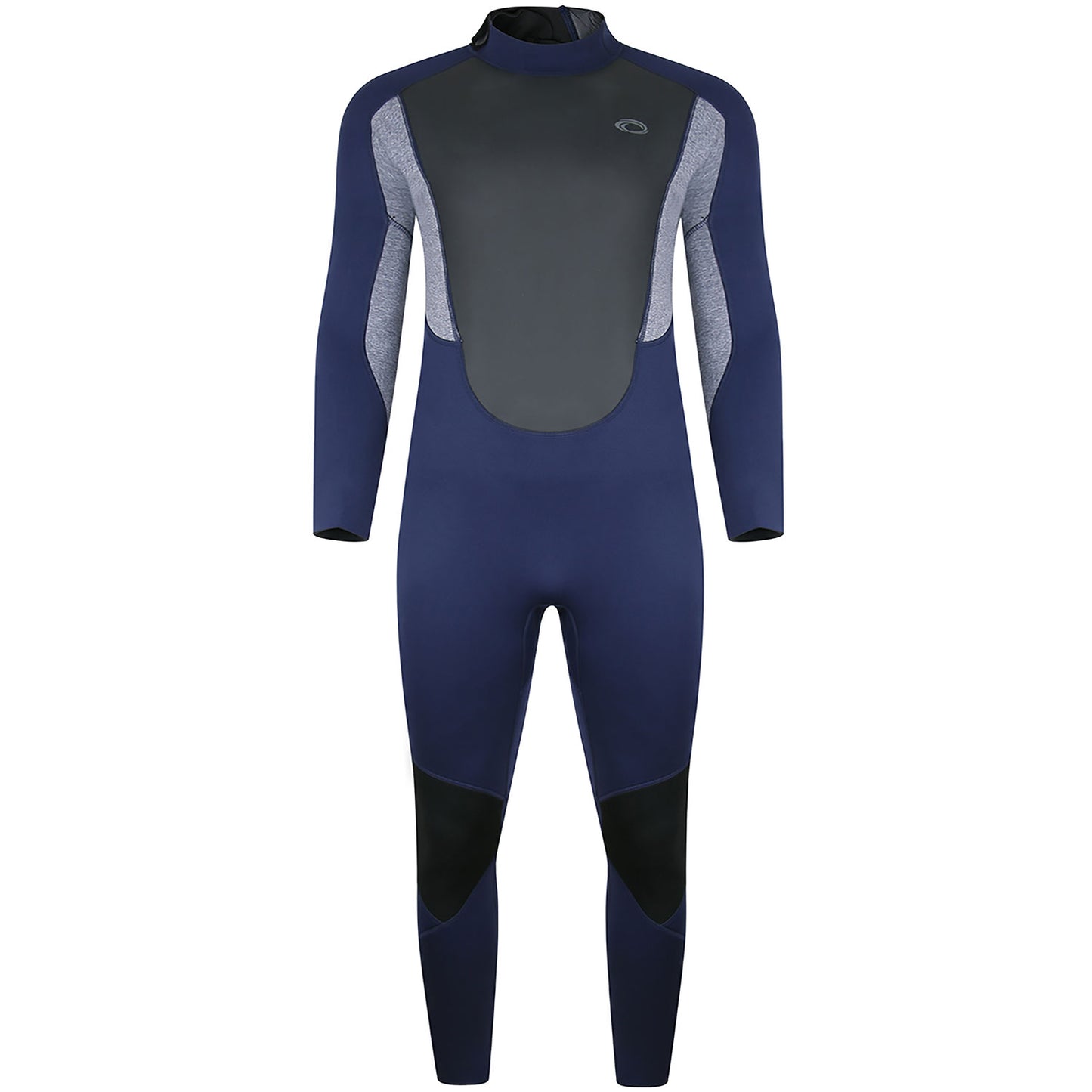  Typhoon Storm3 3/2mm Back Zip Wetsuit - Navy/ Grey Marl