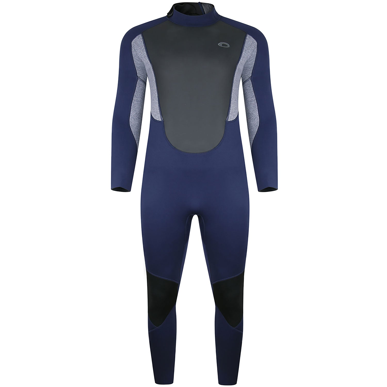  Typhoon Storm3 3/2mm Back Zip Wetsuit - Navy/ Grey Marl