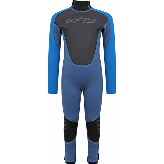  Typhoon Swarm3 Infants 3/2mm Fullsuit Wetsuit - Blue Steel/Blue
