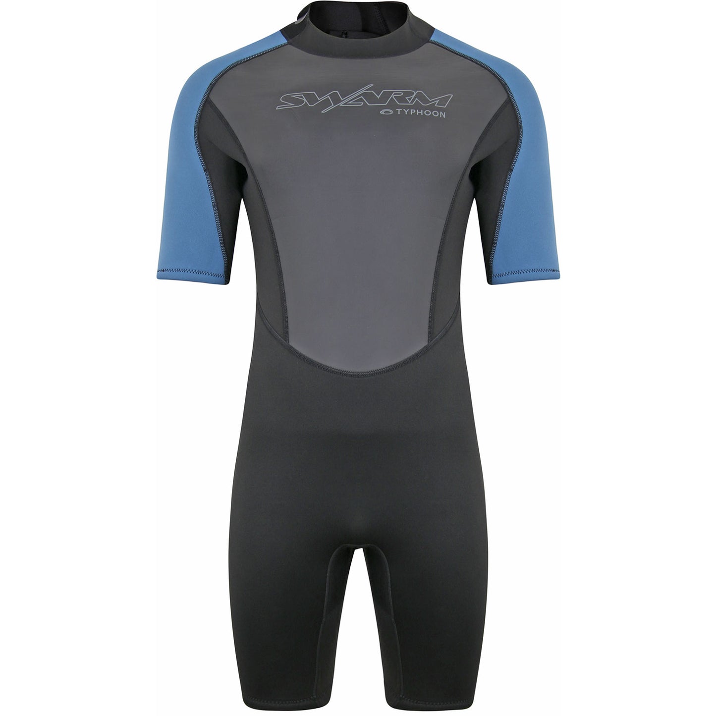  Typhoon Swarm3 3/2mm Shorty Wetsuit - Black/Blue Steel