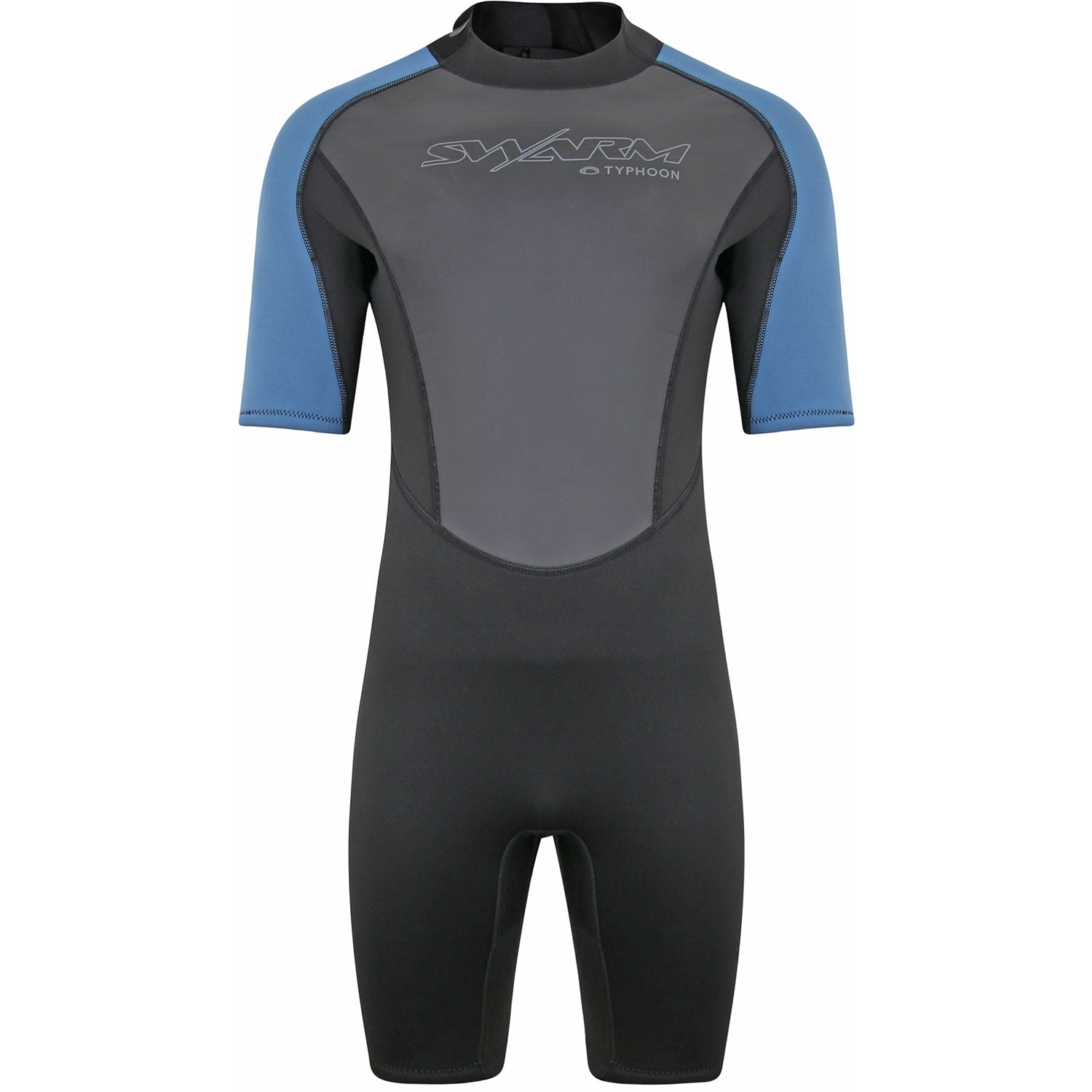  Typhoon Swarm3 3/2mm Shorty Wetsuit - Black/Blue Steel