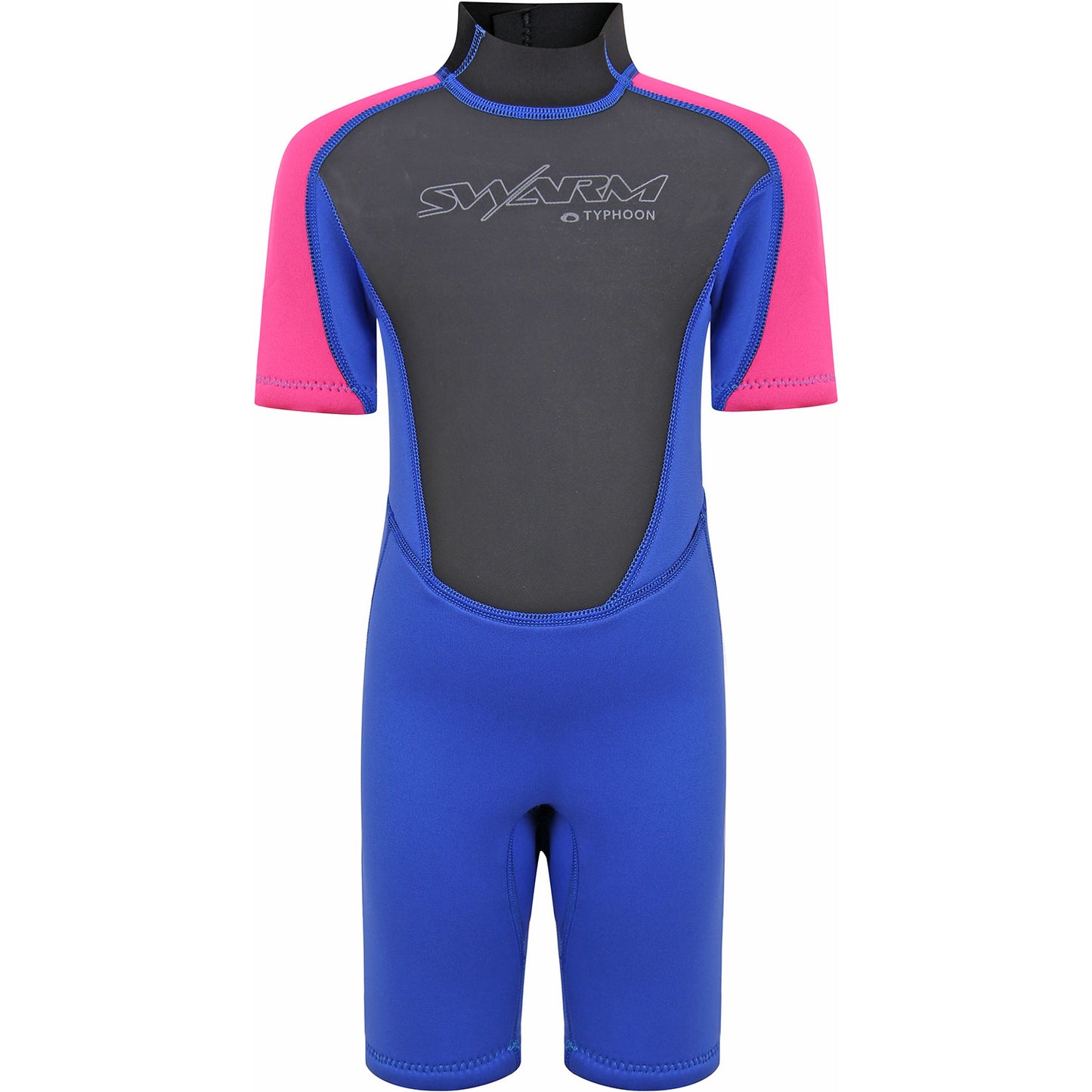  Typhoon Swarm3 Infants 3/2mm Shorty Wetsuit - Purple/Hot Pink