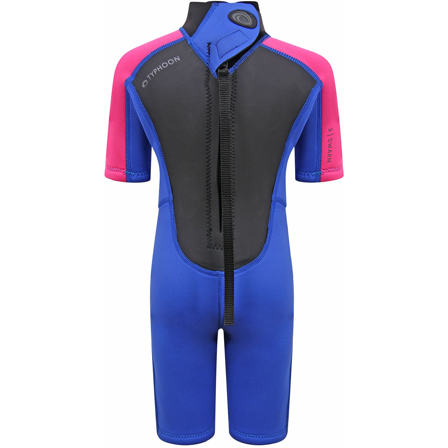  Typhoon Swarm3 Infants 3/2mm Shorty Wetsuit - Purple/Hot Pink