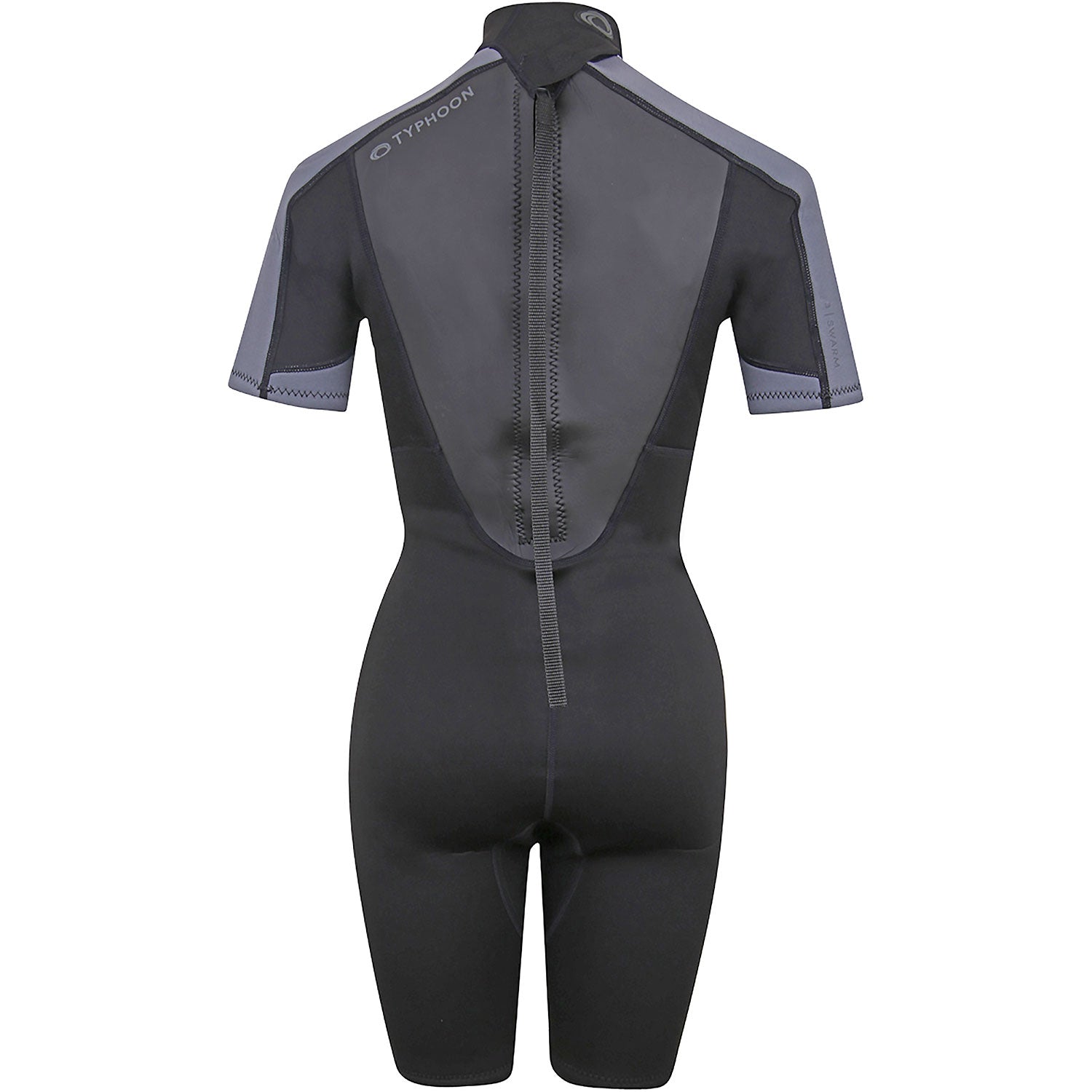  Typhoon Womens Swarm3 3/2mm Shorty Wetsuit - Black/Graphite