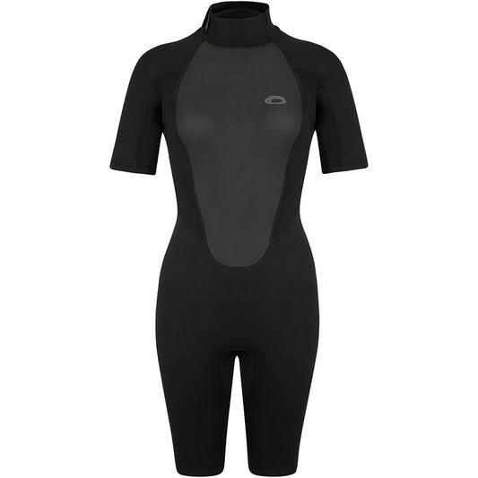  Typhoon Womens Storm3 3/2mm Shorty Wetsuit - Black