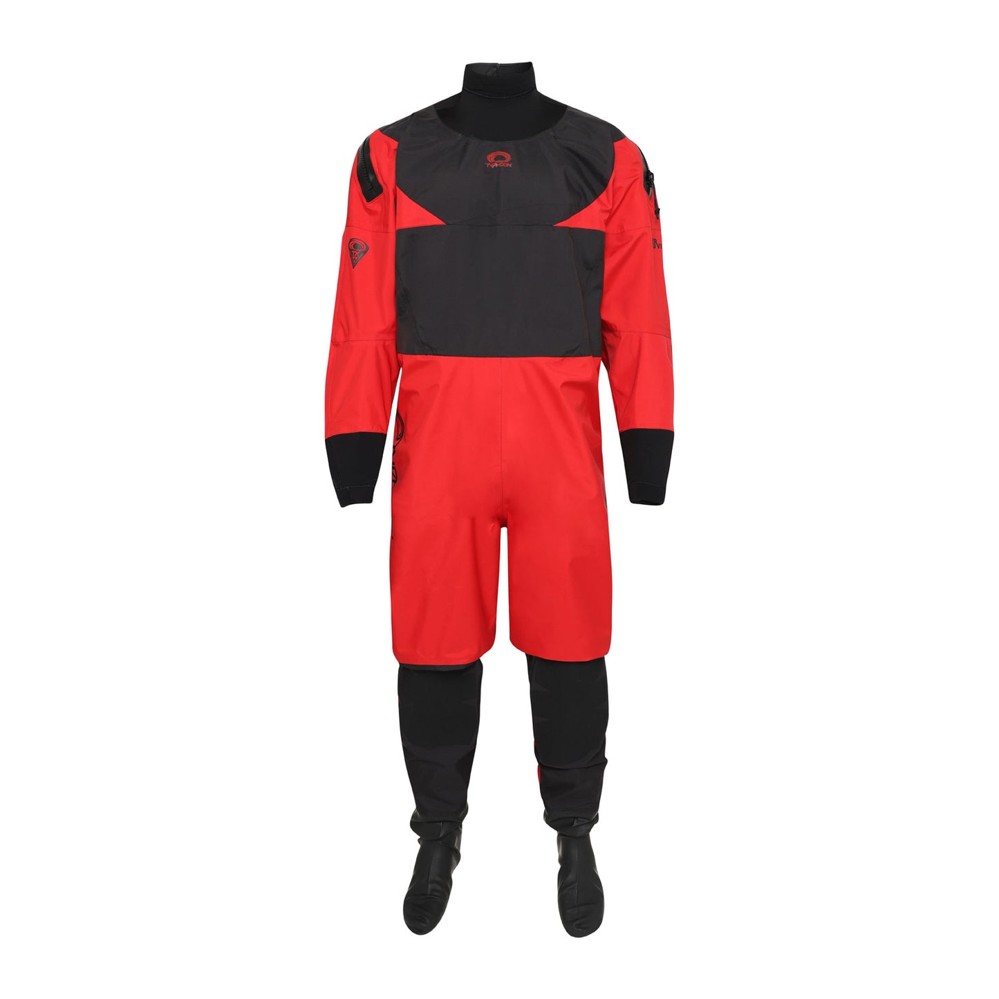  Typhoon Hypercurve Drysuit & Undersuit - Red/Black