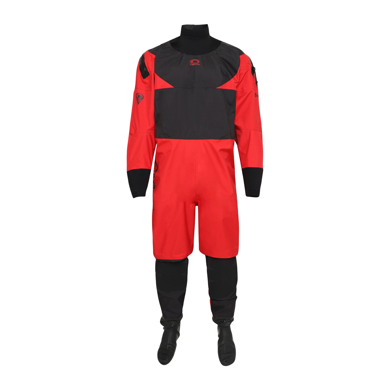  Typhoon Hypercurve Drysuit & Undersuit - Red/Black