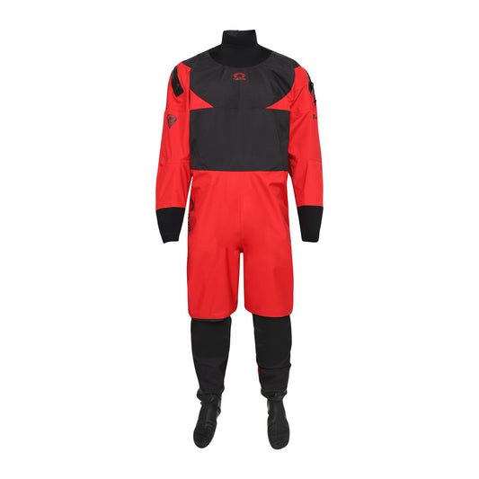  Typhoon Hypercurve Drysuit & Undersuit - Red/Black