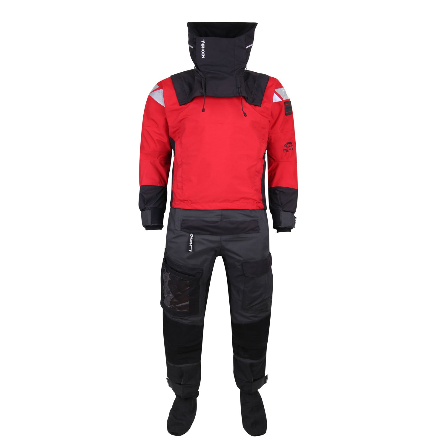  Typhoon PS440 Hinge Drysuit & Undersuit - Red/Grey