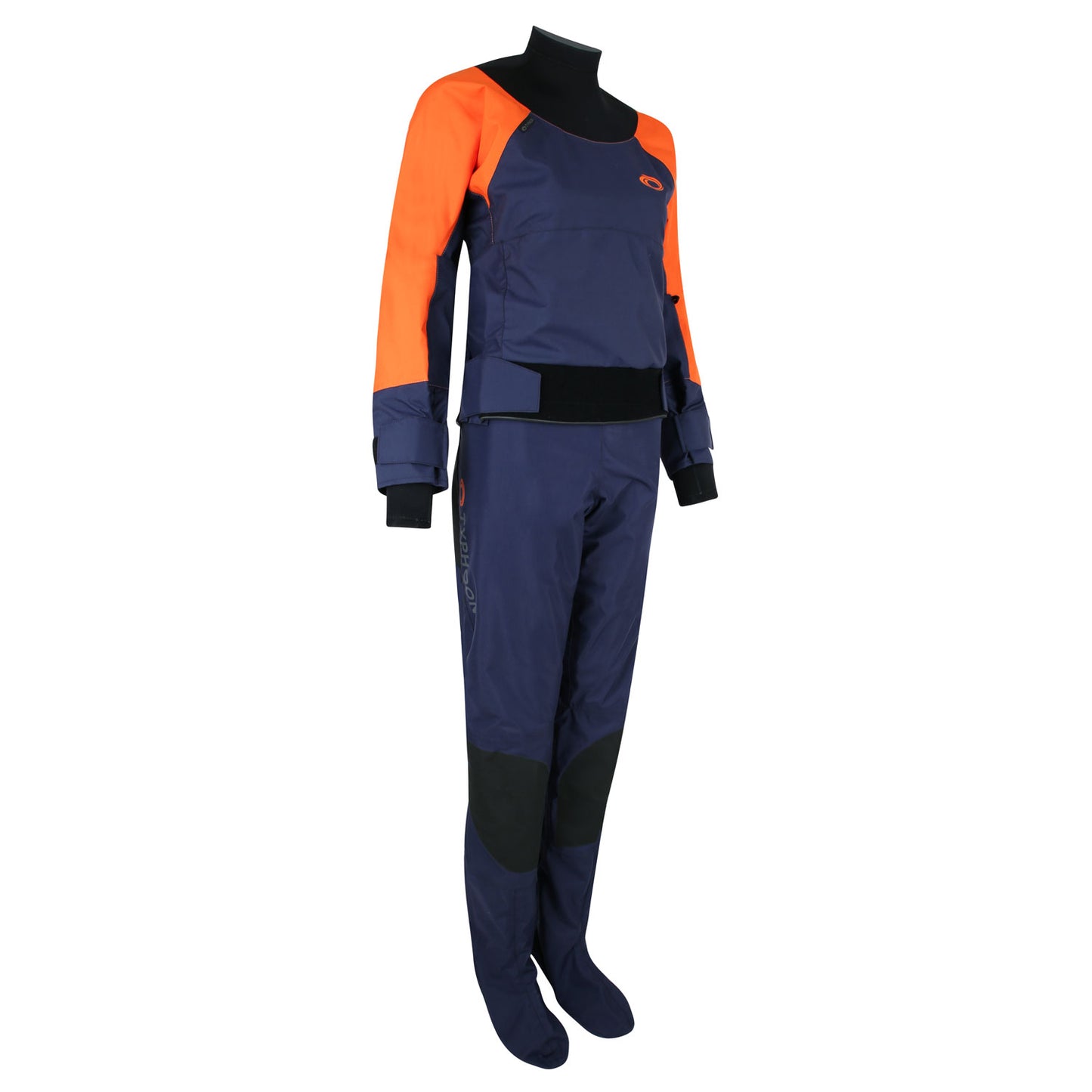  Typhoon Ladies Hendra Hinge Drysuit & Undersuit - Navy/Orange