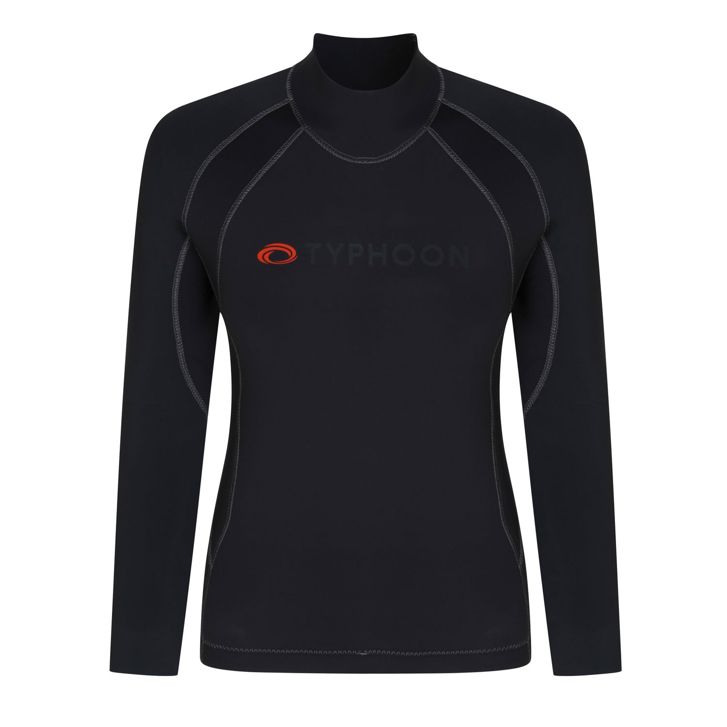  Typhoon Womens Caliso ECO 3mm Wetsuit Top - Black