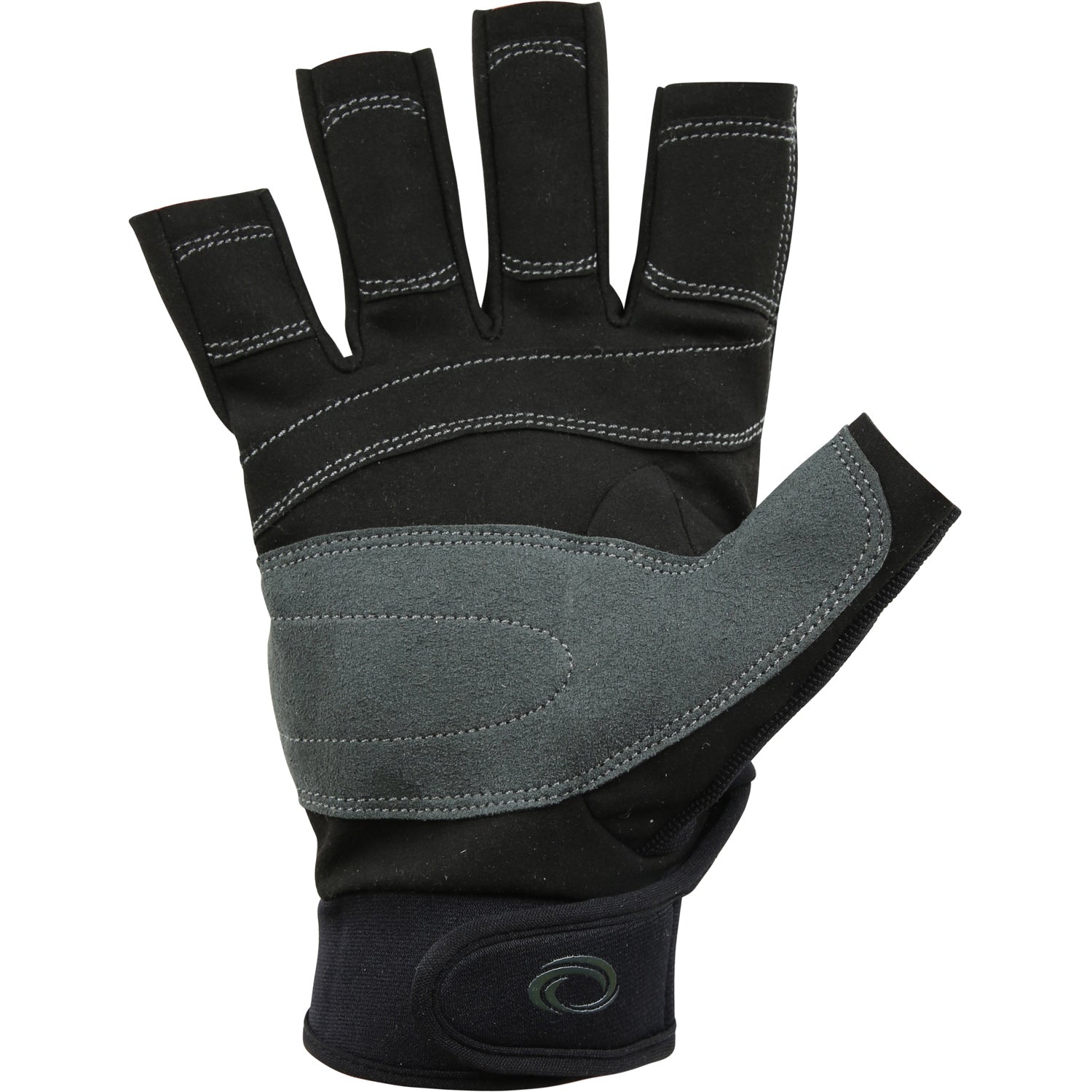  Typhoon Colwyn Half Finger Sailing Gloves - Black