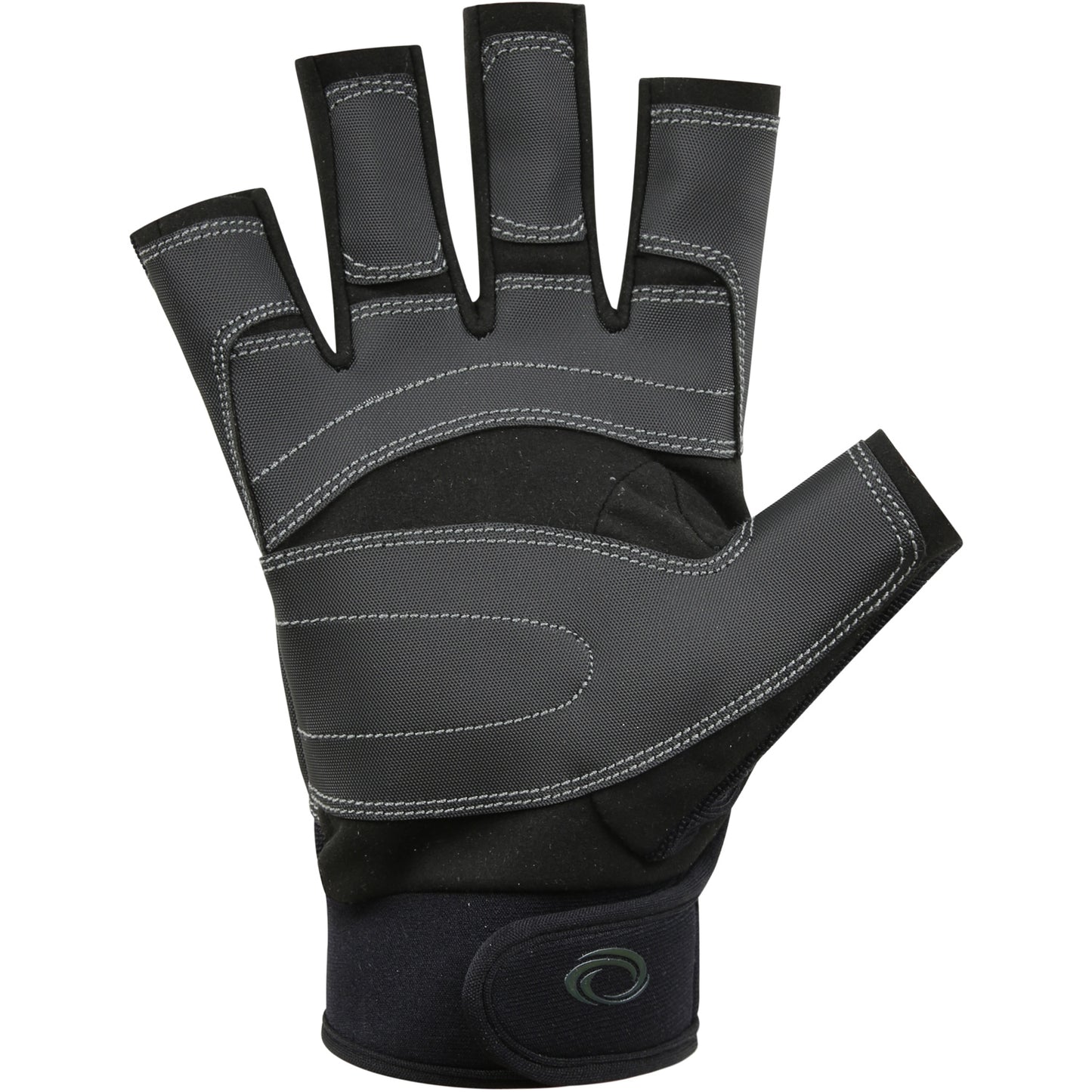  Typhoon Junior Raceline 2.0 Half Finger Sailing Gloves - Black
