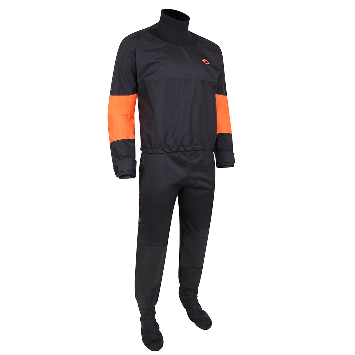  Typhoon Roan Hinge Drysuit & Undersuit - Black/Orange