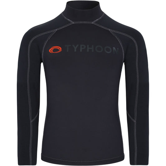  Typhoon Junior Caliso3 Wetsuit Top - Black