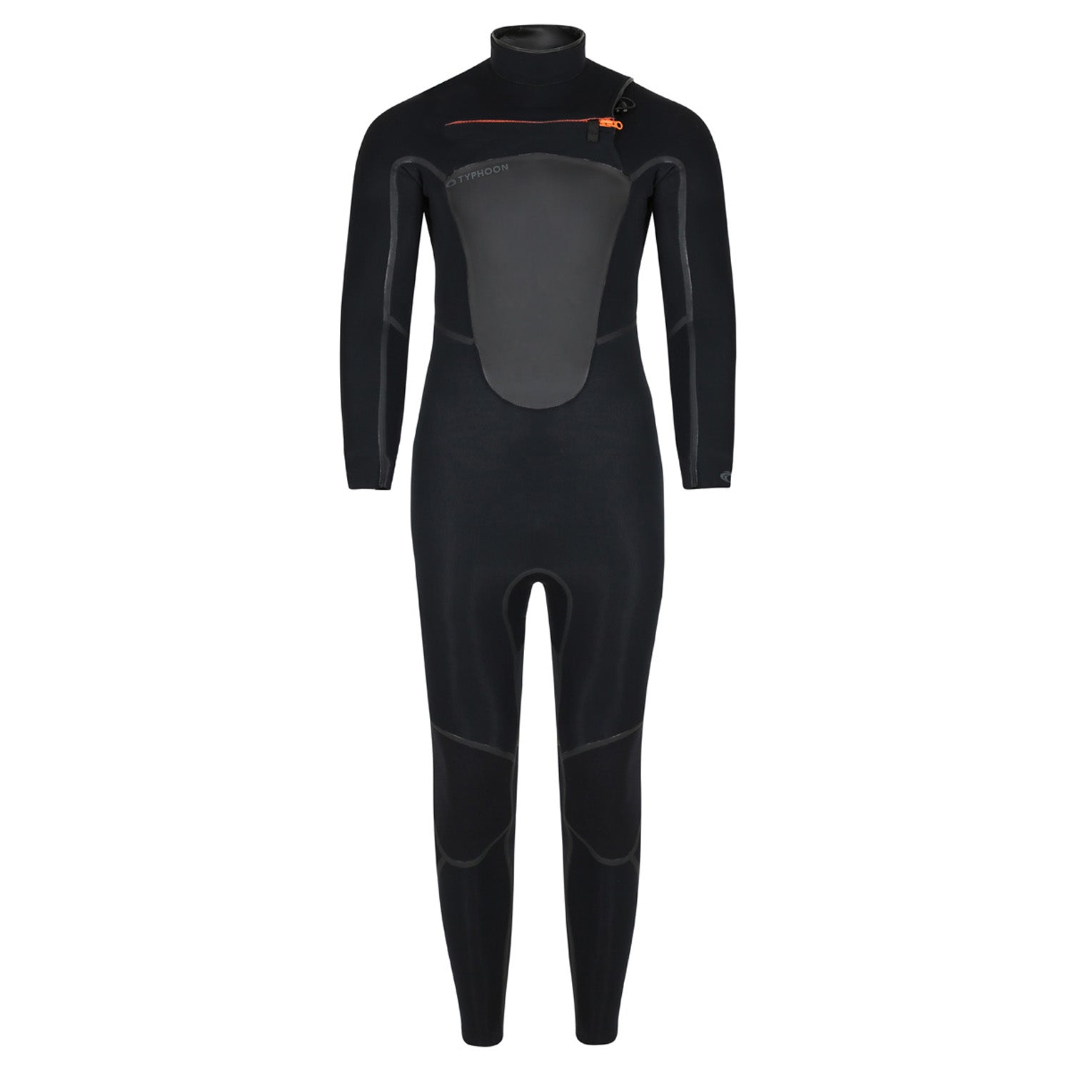 Typhoon Ventnor 3/2mm Chest Zip GBS Wetsuit- Black