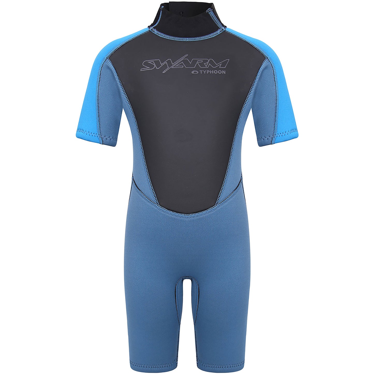  Typhoon Swarm3 Infants 3/2mm Shorty Wetsuit - Blue Steel/Blue