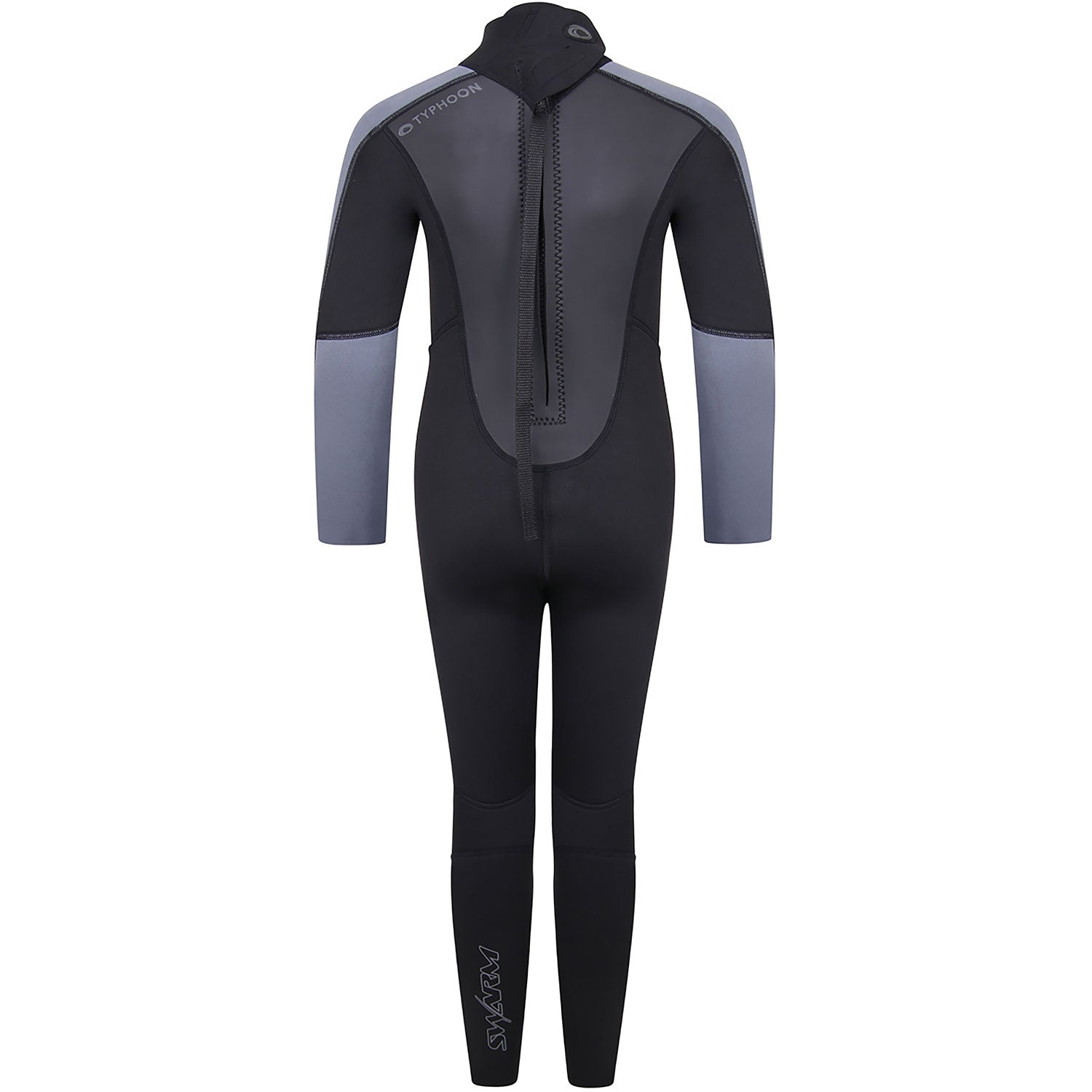  Typhoon Swarm3 Boys 3/2mm Fullsuit Wetsuit - Black/Graphite