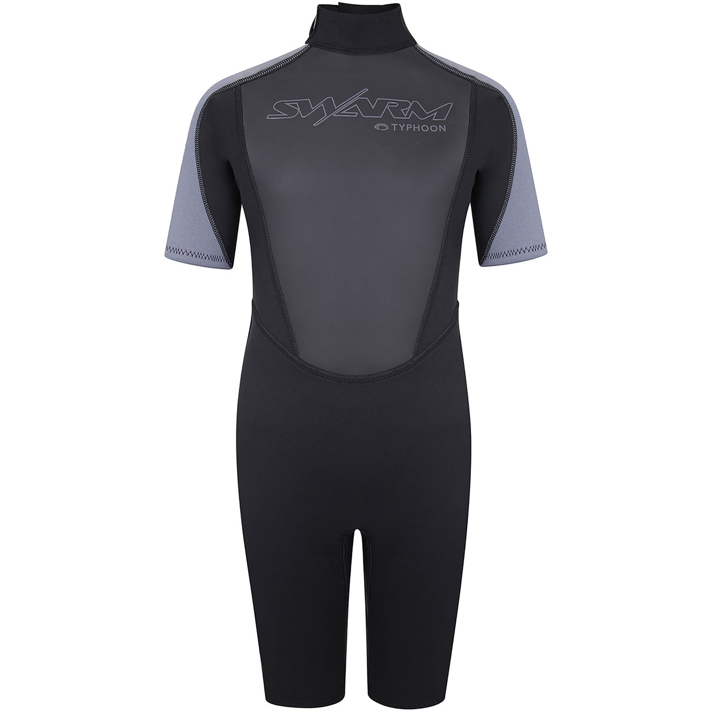  Typhoon Swarm3 Boys 3/2mm Shorty Wetsuit - Black/Graphite