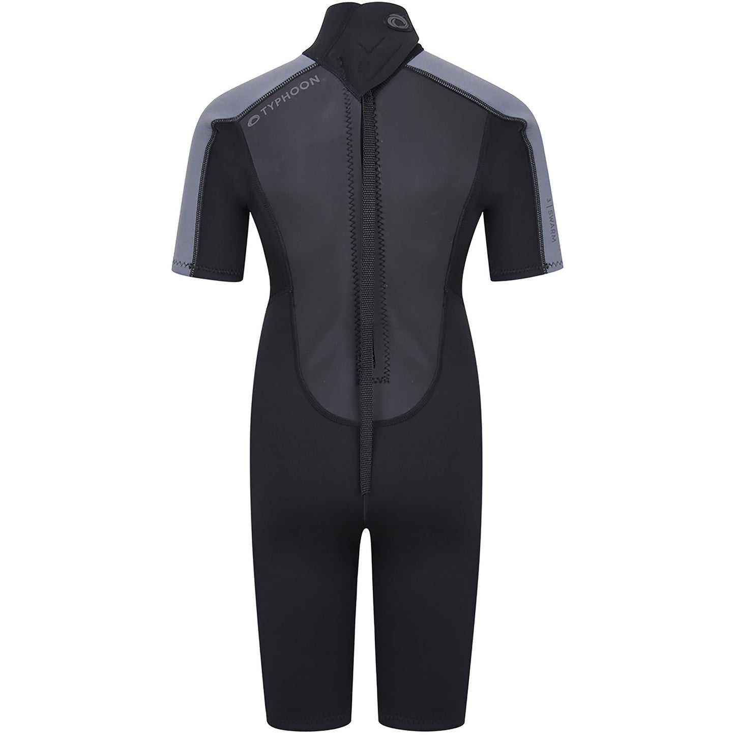  Typhoon Swarm3 Boys 3/2mm Shorty Wetsuit - Black/Graphite